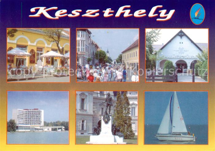 Keszthely Kesztely Balaton Plattensee HU Teilansichten