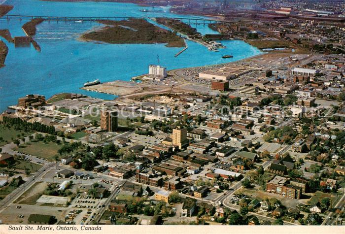 Sault Ste Marie Canada Fliegeraufnahme