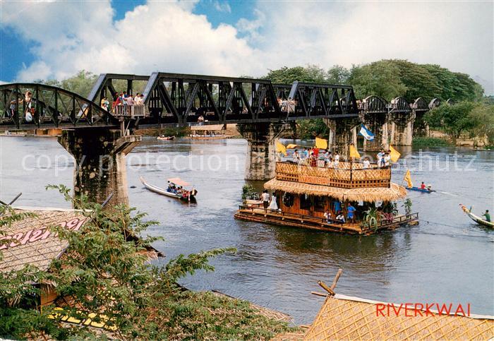 Kanchanaburi Thailand Death Railway Bridge River Kwai