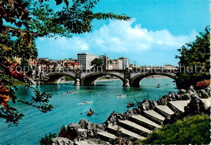 Torino Turin IT Lungo Po e Grattacielo di Corso Cairoli