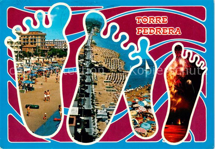 Torre Pedrera Rimini IT Strandpartien