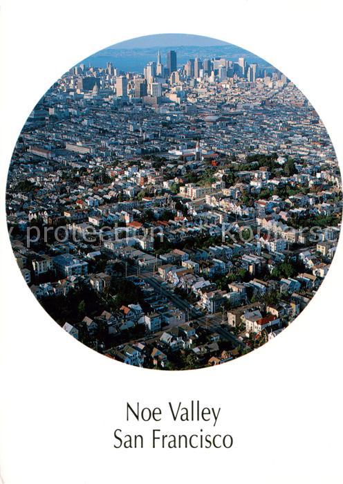 San Francisco California USA Noe Valley Air view