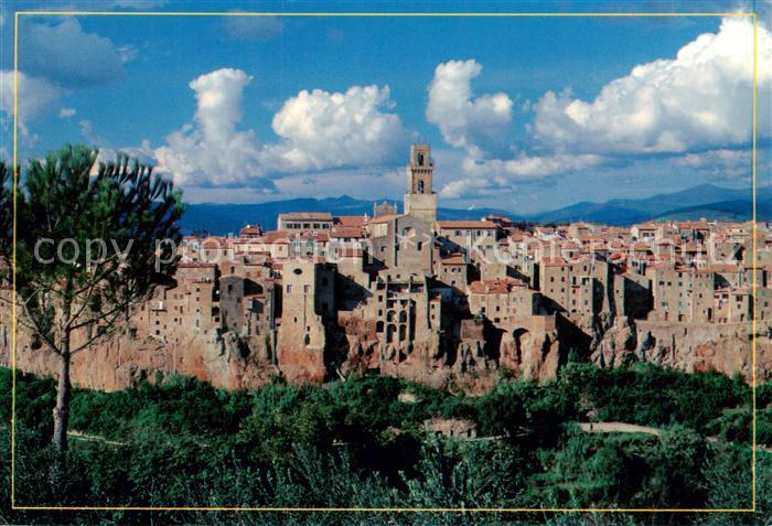 Pitigliano Grosseto Toscana IT Stadtansicht