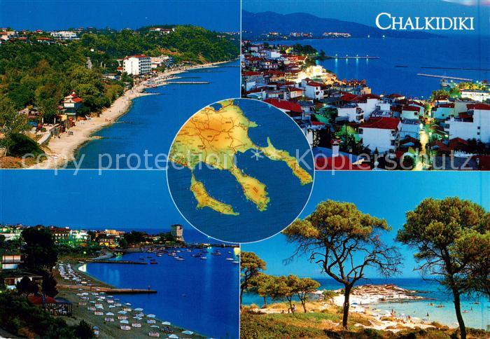 Chalkidiki Halkidiki Greece Teilansichten Straende