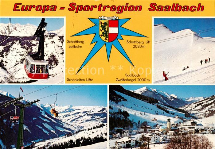 Saalbach -Hinterglemm AT Schattberg Seilbahn Schattberg Lift Schoenleiten Lifte