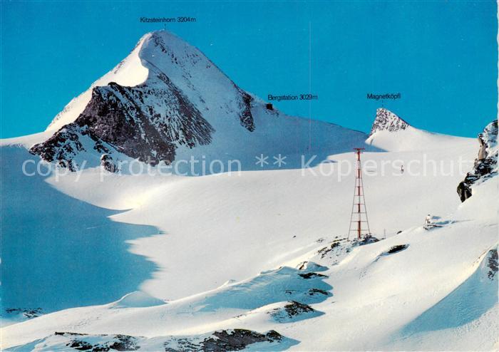 Kaprun AT mit Kitzsteinhorn Bergstation Magnetkoepfl
