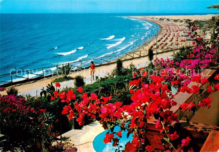 Playa del Ingles Gran Canaria ES Panorama Strand