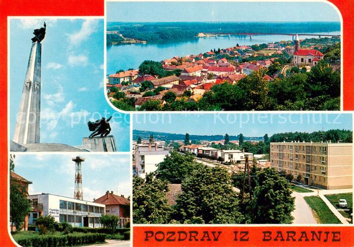 Baranje Croatia Monument Panorama
