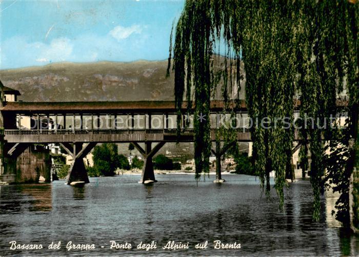 Bassano del Grappa IT Ponte degli Alpini sul Brenta