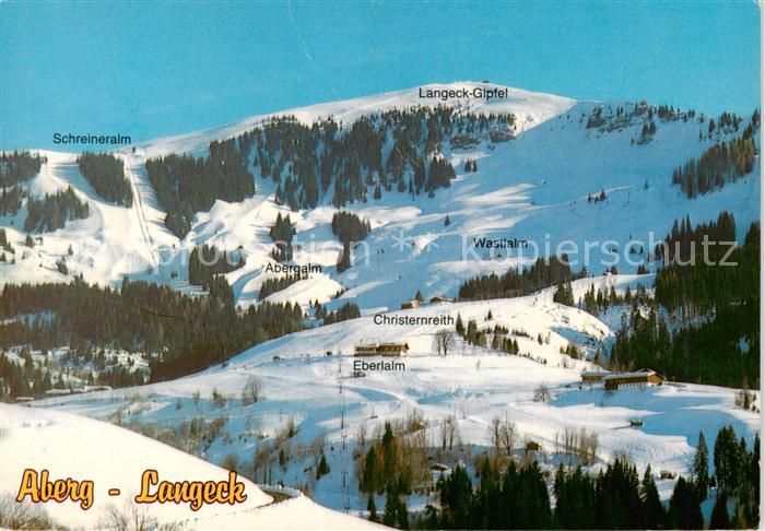 Maria Alm Steinernen Meer AT Schigebiet Aberg Langeck Panorama