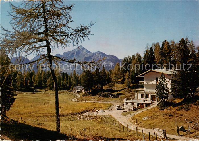 Obertauern AT Tauernhof mit Steinfeldspitze