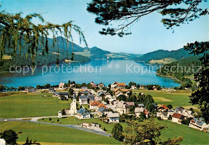Fuschl See Salzkammergut AT Panorama Seepartie