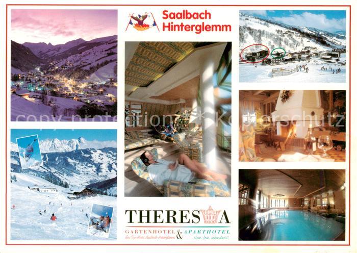 Saalbach -Hinterglemm AT Theresa Gartenhotel Aparthotel Panorama Skipiste Kaminz