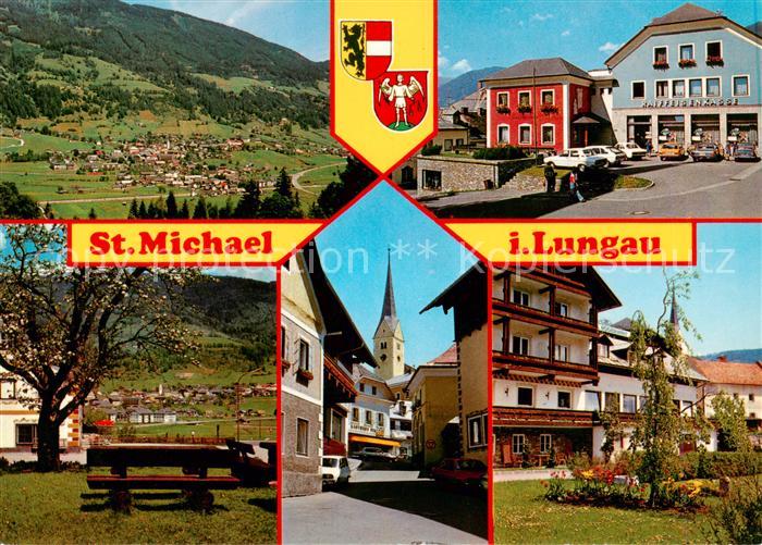 St Michael Lungau AT Panorama Markt Kirche Teilansichren