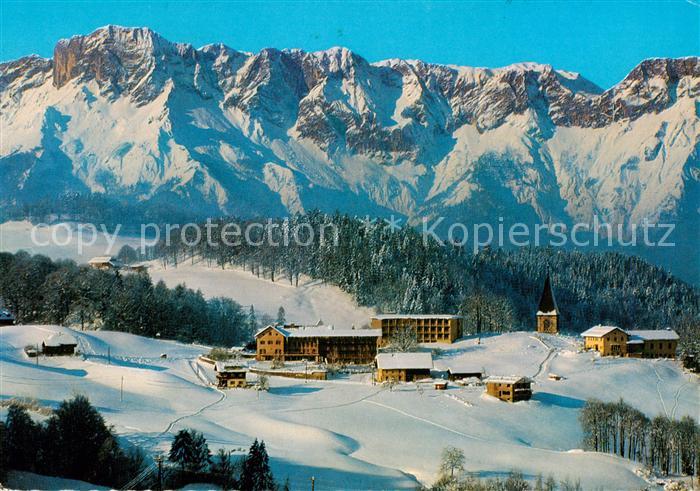Hallein AT Kuranstalt St Josef am Duerrnberg mit Untersberg