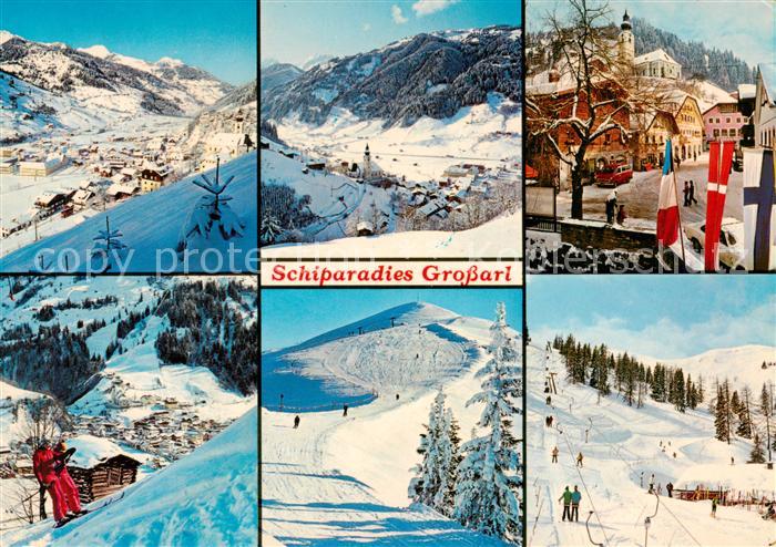 Grossarl AT Liftanlagen praeparierte Pisten Schischaukel nach Dorfgastein
