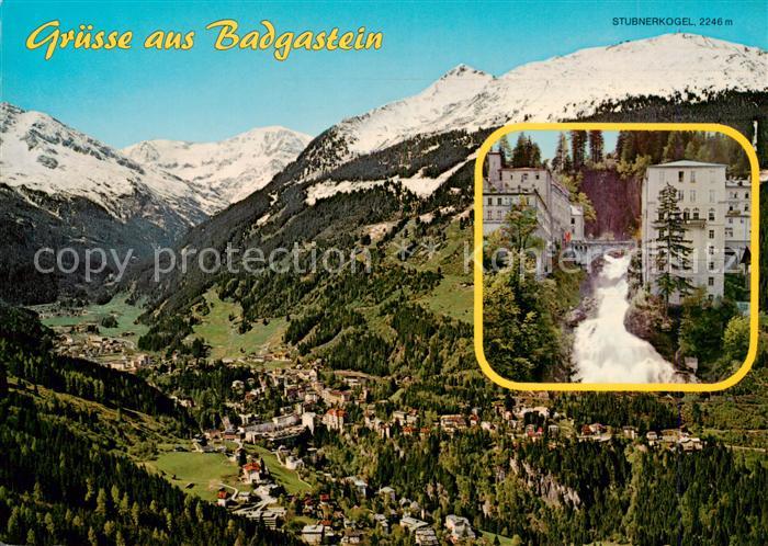 Badgastein AT Panorama Stubnerkogel Wasserfall