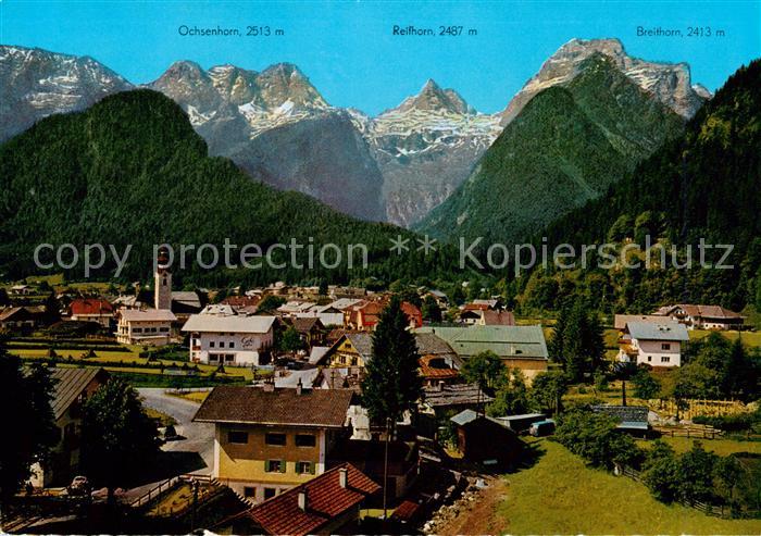 Lofer AT mit den Loferer Steinbergen