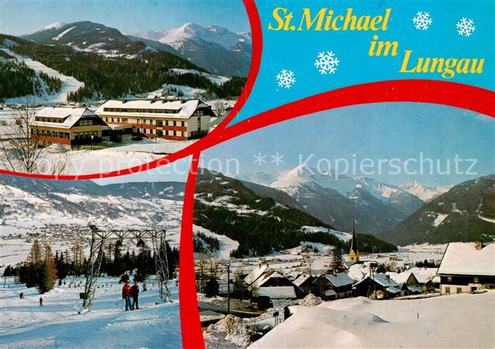 St Michael Lungau AT Jugendherberge St Michael Skilift Panorama