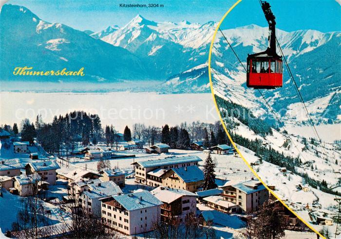 Thumersbach Zell am See AT  Panorama Kitzsteinhorn Seilbahn