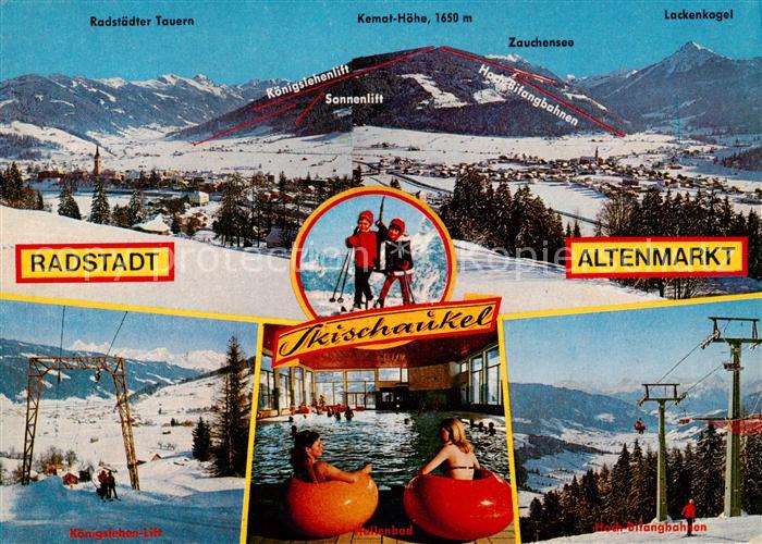 Radstadt AT Radstaedter Tauern Kemat Hoehe Zauchensee Lackenkogel Altenmarkt Lif