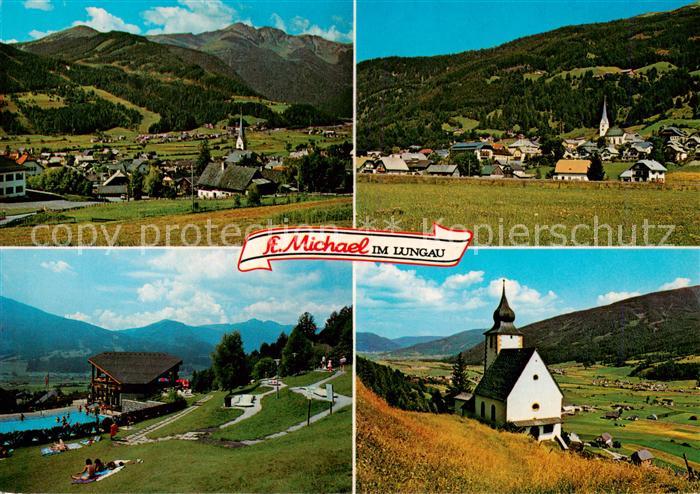 St Michael Lungau AT mit Kareck Speiereck Schwimmbad St aegydi Kirche