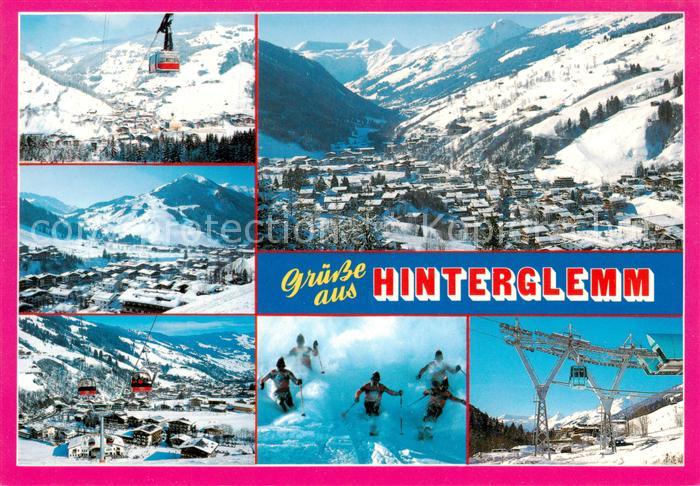 Hinterglemm Saalbach Schattbergbahn Hinterglemm mit Zwoelferkogel Lift Zwoelferk