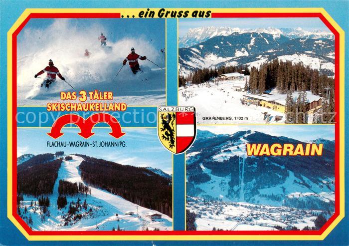 Wagrain  Salzburg AT 3 Taeler Skischaukel Flachau Wagrain St Johann Grafenberg