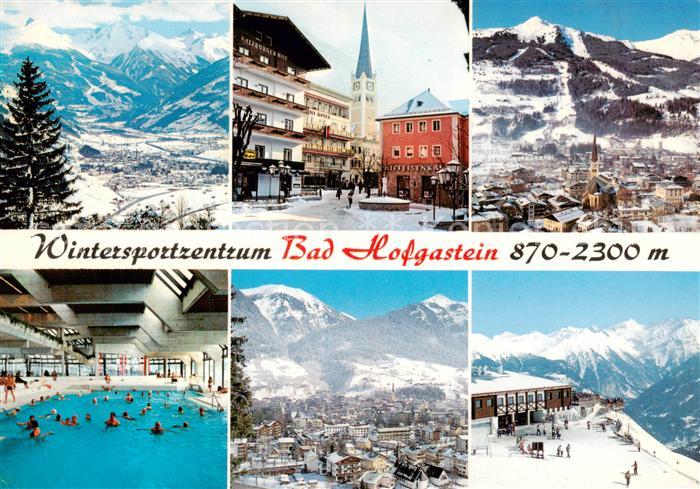 Bad Hofgastein AT mit Hohe Tauern Kaiser Franz Platz mit Haitzingkogel Thermal H
