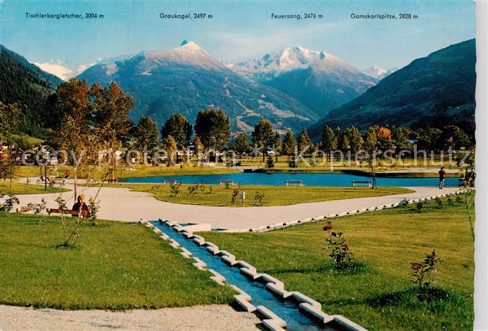 Bad Hofgastein AT Kurpark mit Hohe Tauern