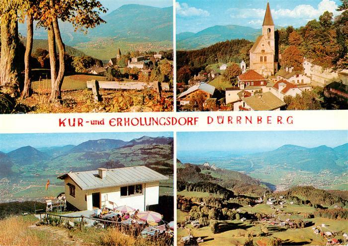 Hallein AT Kur und Erholungsdorf Duerrnberg Kirche Bergstation am Zinkerkogel Se
