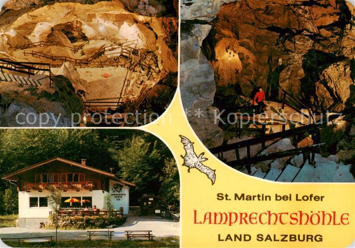St Martin Lofer Lamprechtshoehle Johann Stainer Halle Gasthaus am Hoehleneingang