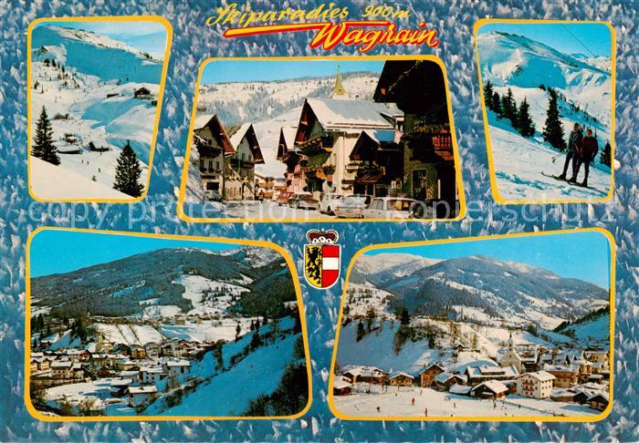 Wagrain  Salzburg AT Ortspartien Skilift