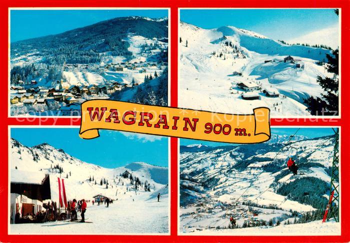 Wagrain  Salzburg AT Panorama Skipiste Sessellift
