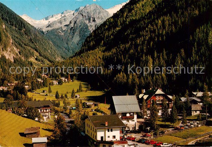 Badgastein AT Hoteldorf Gruener Baum Panorama mit Tischlerkargletscher