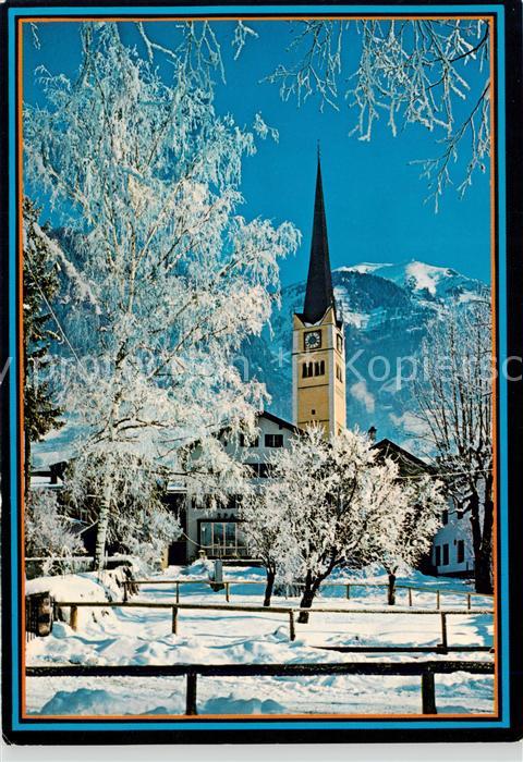 Bad Hofgastein AT Winteridyll mit Kirche