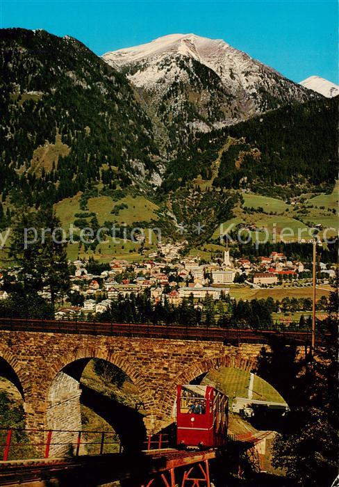 Bad Hofgastein AT Thermalbad an der Tauernbahn Standseilbahn zum Kitzstein Klein