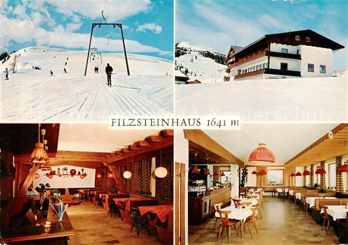 Krimml Pinzgau AT Gasthof Pension Filzstein Gastraeume Schlepplift