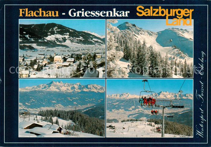 Flachau Wintersportgebiet Griessenkar Panorama Sessellift