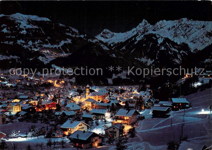 Bad Hofgastein AT bei Nacht