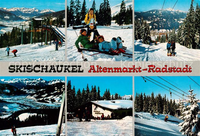 Altenmarkt Pongau Skischaukel Altenmarkt Radstadt Skilifte Teilansichten