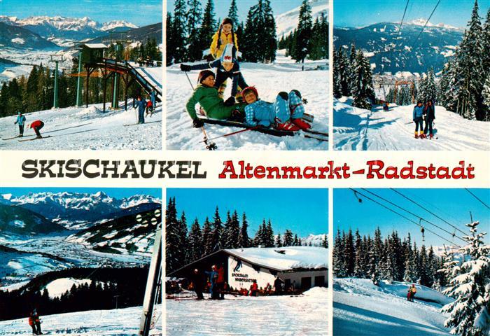 Altenmarkt Pongau Skischaukel Altenmarkt Radstadt Skilifte Panorama Gaststaette