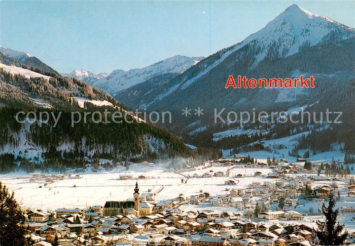Altenmarkt Pongau mit Radstaedter Tauern Lackenkogel Zauchensee