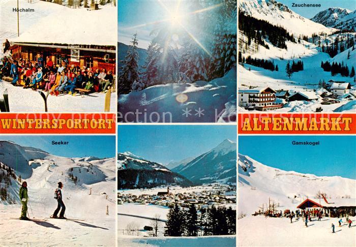 Altenmarkt Pongau Hochalm Panorama Seeker Ortsansicht Gamskogel