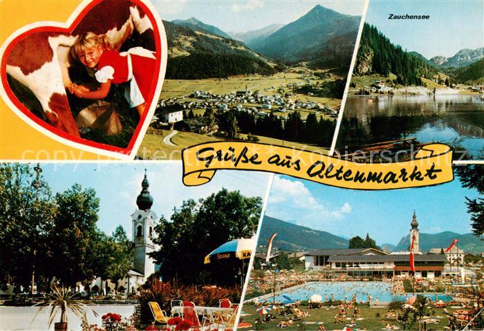 Altenmarkt Pongau Panorama Zauchensee Kirche Schwimmbad