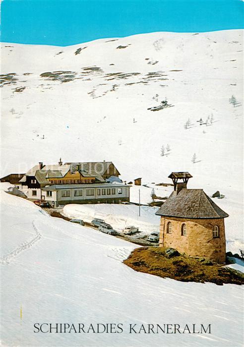Karneralm 1893m Ramingstein Lungau AT Schiparadies Karneralm