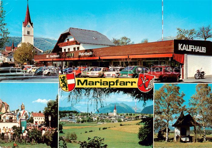 Mariapfarr AT Kaufhaus Petritsch Kirche Teilansichten