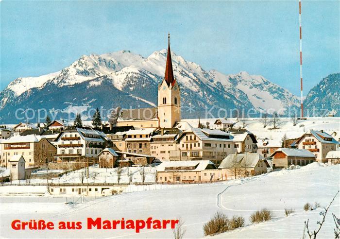 Mariapfarr AT Ortsansicht mit Kirche