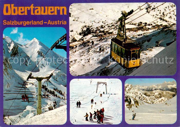 Obertauern AT Seilbahn Schlepplift Skipiste