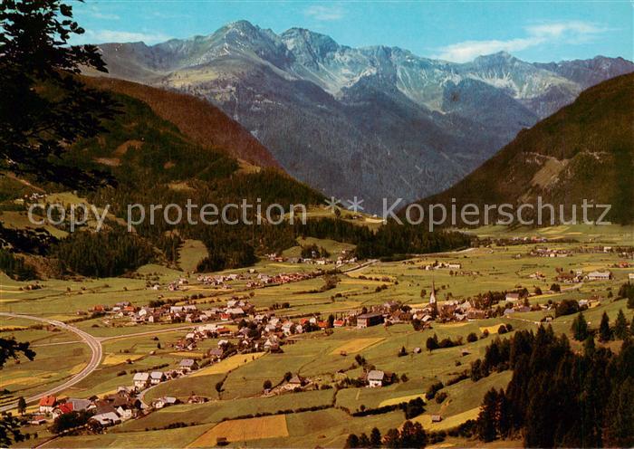 St Michael Lungau AT mit Katschbergstrasse und Kareck